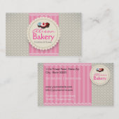Carte De Visite Bakery Business card (Devant / Derrière)