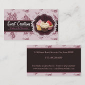 Carte De Visite Bakery/Cakes/Sweets Creations (Devant / Derrière)