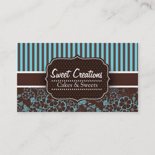 Carte De Visite Bakery/Cakes/Sweets Creations (Devant)