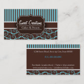 Carte De Visite Bakery/Cakes/Sweets Creations (Devant / Derrière)