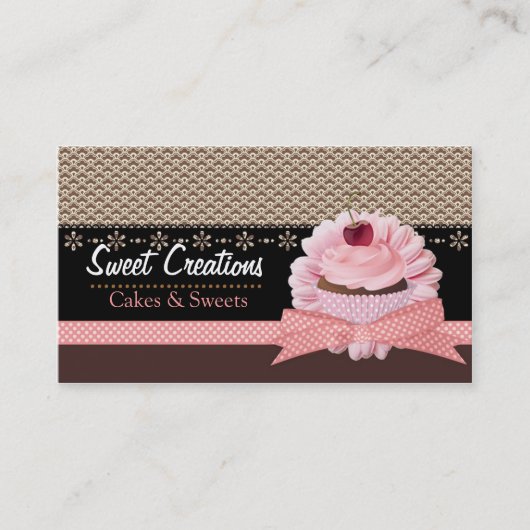 Carte De Visite Bakery/Cakes/Sweets Creations (Devant)