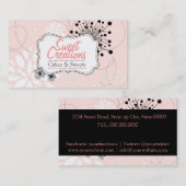 Carte De Visite Bakery /Cakes/Sweets Creations (Devant / Derrière)