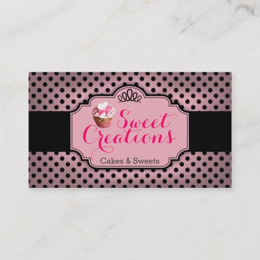 Carte De Visite Bakery/Cakes/Sweets Creations (Devant)