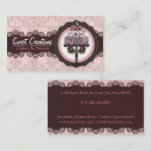 Carte De Visite Bakery/Cakes/Sweets Creations (Devant / Derrière)