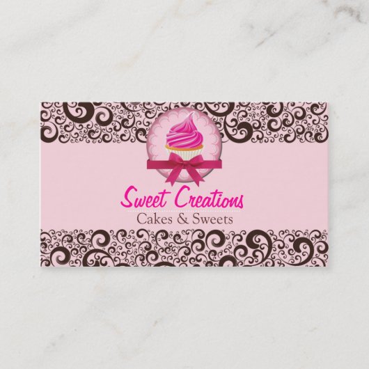 Carte De Visite Bakery/Cakes/Sweets Creations (Devant)