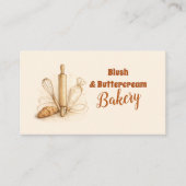Carte De Visite Bakery Logo Pastry Shop Branding (Devant)