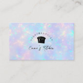 Carte De Visite Bakery Loyalty Card Rainbow Holographic Bread Logo (Devant)