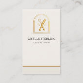 Carte De Visite Bakery Pastry Shop QR Code (Devant)