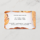 Carte De Visite Bakery | Restaurant | Pastries (Dos)