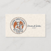 Carte De Visite Bakery Store Pastry Chef Dessert Sweets Cake Baker (Devant)