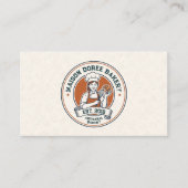 Carte De Visite Bakery Store Pastry Chef Dessert Sweets Cake Baker (Devant)