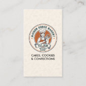 Carte De Visite Bakery Store Pastry Chef Dessert Sweets Cake Baker (Devant)