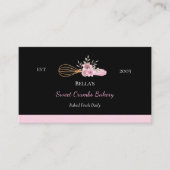 Carte De Visite Baking Business Whisk Card  (Devant)
