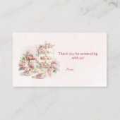 Carte De Visite Baking Party Birthday Favor Thank You Insert (Devant)