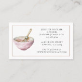 Carte De Visite Baking Ustensiles Baker (Dos)