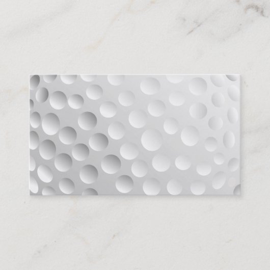 Carte De Visite Bal de golf (Devant)