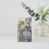 Carte De Visite Bal Masquerade Halloween (Debout devant)