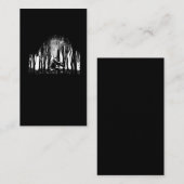 Carte De Visite Balade à pied dans la forêt de Yeti (Devant / Derrière)