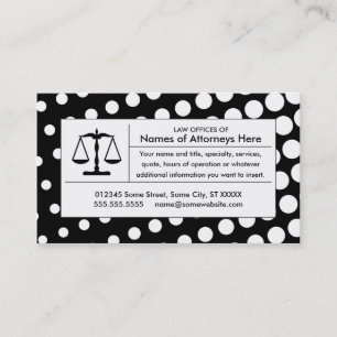 Carte De Visite balance de justice en demi-teinte