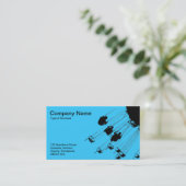 Carte De Visite Balançoires et ronds-points - Sky Blue (Debout devant)