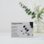 Carte De Visite Balançoires et ronds-points v2 - gris clair (Debout devant)