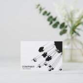 Carte De Visite Balançoires et ronds-points v3 - Blanc (Debout devant)