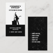 Carte De Visite Balayage de la cheminée | Professionnel (Devant / Derrière)