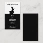 Carte De Visite Balayage de la cheminée | Professionnel (Devant / Derrière)