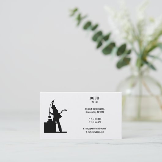 Carte De Visite Balayage de la cheminée | Professionnel (Debout devant)