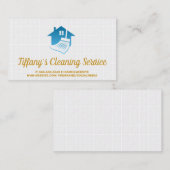 Carte De Visite Balayage de la maison gardien (Devant / Derrière)