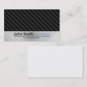 Carte de visite balayé de conception en métal de (Devant / Derrière)