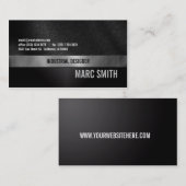 Carte de visite balayé d'impression en métal (Devant / Derrière)