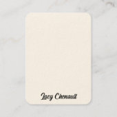 Carte De Visite Balayé Ink Goddess Pagan Art (Dos)