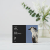 Carte De Visite balbuzard (Debout devant)