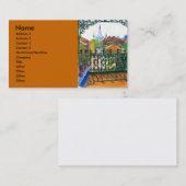 Carte De Visite Balcon du quartier français, (Devant / Derrière)