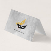 Carte De Visite Balcons de fête / Masquerade Masques (Dos)