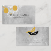 Carte De Visite Balcons / Masques (Devant / Derrière)