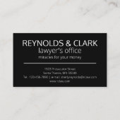 Carte De Visite Bald Eagle agréable personnalisable (Dos)