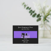 Carte De Visite Bald Eagle at Sunset - Art original de la faune (Debout devant)