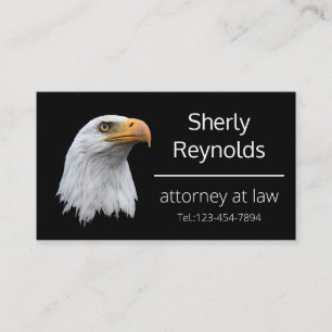 Carte De Visite Bald Eagle gentil et chic personnalisable