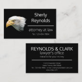 Carte De Visite Bald Eagle impressionnant personnalisable (Devant / Derrière)