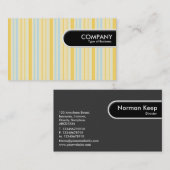 Carte De Visite Balise Arête arrondie - Bandes 310515 (04) (Devant / Derrière)