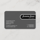 Carte De Visite Balise Arête Arrondie - Barres de couleurs (coins  (Dos)