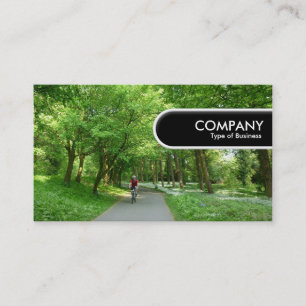 Carte De Visite Balise Arête arrondie - Chemin tournant