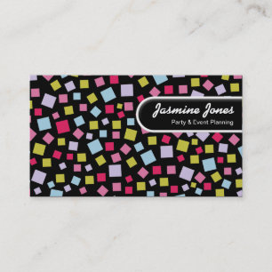 Carte De Visite Balise Arête arrondie - Couleurs en cascade
