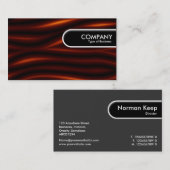 Carte De Visite Balise Arête Arrondie - Serpents de feu (Devant / Derrière)