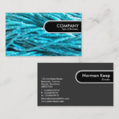 Carte De Visite Balise Arête arrondie - Tresses de perle (Devant / Derrière)