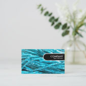 Carte De Visite Balise Arête arrondie - Tresses de perle (Debout devant)