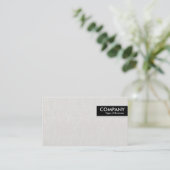 Carte De Visite Balise d'arête - Aspect de la toile (Debout devant)