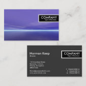 Carte De Visite Balise de bord - Aube violette (Devant / Derrière)